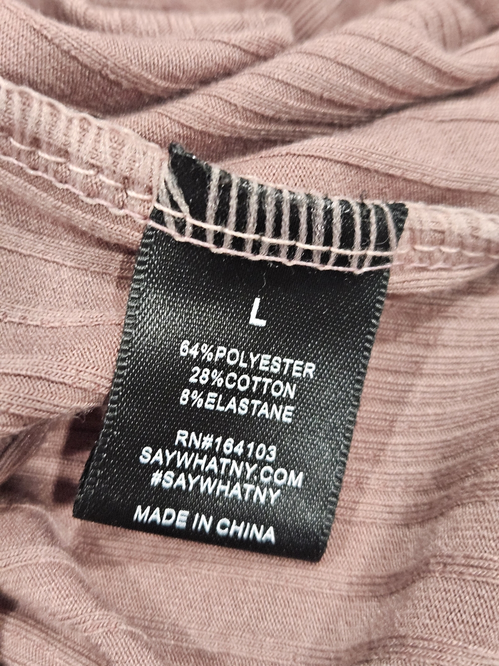 Say What? Mauve Ribbed Button-Front Midi Dress - Picture 8 of 8